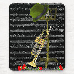 Spielen Sie die Musik. Mousepad