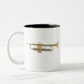 Spielen Sie die Musik… Zweifarbige Tasse (Links)