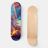 Spielen Sie die Riff-E-Gitarre Skateboard (Vorderseite)