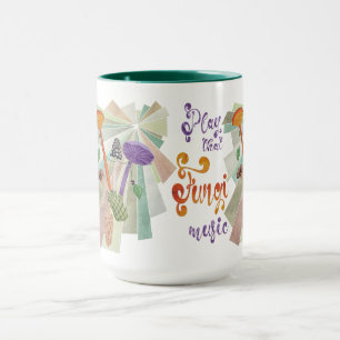Spielen Sie diese Fungi-Musik (Pilz-Dudelsack III) Tasse