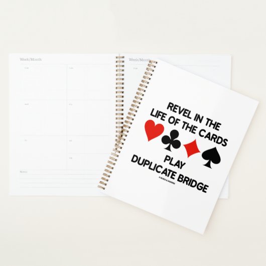 Spielen Sie doppelte Bridge im Leben Planer (Anzeige)