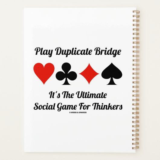 Spielen Sie Duplikate Bridge Ultimate Social Game  Planer (Rückseite)
