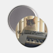 Spielen Sie ein Meowsic! Magnet (Vorderseite/Rückseite)