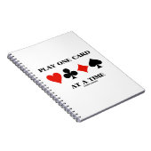 Spielen Sie eine Karte zu einem Zeitpunkt von vier Notizblock (Rechte Seite)