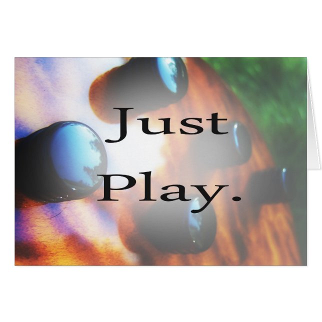 Spielen Sie einfach Musik-Design mit Bass-Hintergr (Vorderseite (Horizontal))