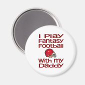 Spielen Sie Fantasy Football mit Daddy Magnet (Vorderseite/Rückseite)