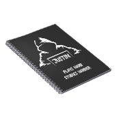 Spielen Sie fleißig studieren Harder cool Chic T - Notizblock (Rechte Seite)