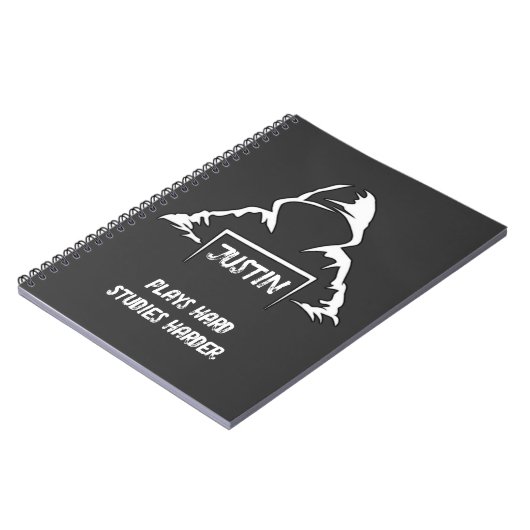 Spielen Sie fleißig studieren Harder cool Chic T - Notizblock (Linke Seite)