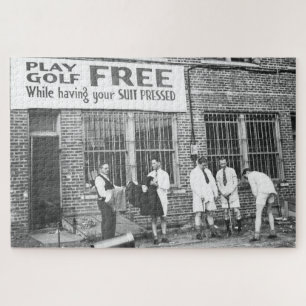 Spielen Sie frei Golf (während Sie Ihren Anzug ge Puzzle