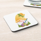 Spielen Sie Gitarre auf einem Set der Getränkeküst Getränkeuntersetzer (Linke Seite)