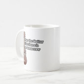 Spielen Sie Gitarre, wie es kein Morgen gibt. Vint Kaffeetasse (Vorderseite Links)