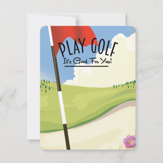 Spielen Sie Golf! Das ist gut für dich! (Vorderseite)