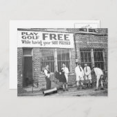 Spielen Sie Golf kostenlos (während Sie Ihren Anzu Postkarte (Vorne/Hinten)