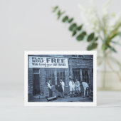 Spielen Sie Golf kostenlos (während Sie Ihren Anzu Postkarte (Stehend Vorderseite)