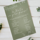 Spielen Sie grüne Blume, was Sie wollen Flyer