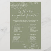 Spielen Sie grüne Blume, was Sie wollen Flyer (Vorne)