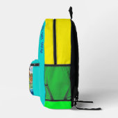 Spielen Sie hart, spielen Sie fair... Bedruckter Rucksack (Rechts)