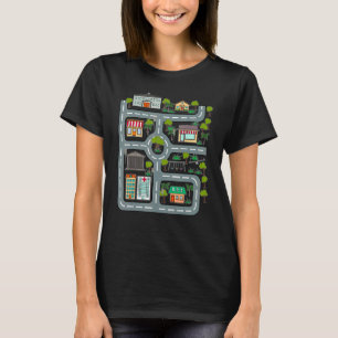 Spielen Sie Mat Car Street um für Vater und Mama z T-Shirt