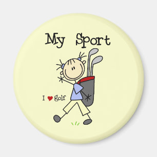 Spielen Sie meinen Sport Golf Magnet