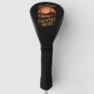 Spielen Sie mir ein bisschen Country Music Western Golf Headcover