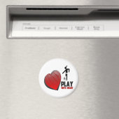 SPIELEN SIE MIT HERZMÄDCHEN MAGNET (In Situ (Geschirrspüler))