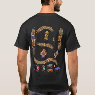 Spielen Sie Monster-Trucks auf dem Rücken-Mat-Road T-Shirt