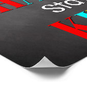 Spielen Sie nette Arbeit harte Inspiration im Klas Poster (Ecke)