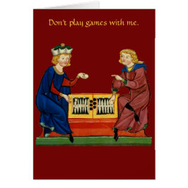 Spielen Sie nicht Spiele mit mir