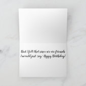 SPIELEN SIE NICHT UND "SAGEN" SIE IHNEN GLÜCKLICH KARTE (Innenseite)