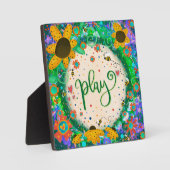 Spielen Sie Niedlich Spaß Whimsical Kids Inspirivi Fotoplatte (Vorderseite)