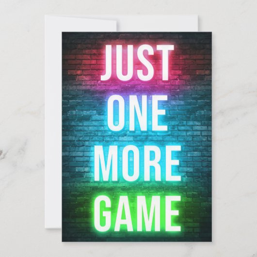 Spielen Sie noch ein Spiel Save The Date (Vorderseite)