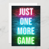 Spielen Sie noch ein Spiel Save The Date (Vorne/Hinten)