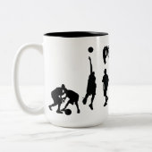 Spielen Sie oder bleibe Sie Zuhause-Tasse Zweifarbige Tasse (Links)