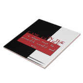 Spielen Sie oder bleibe Sie Zuhause Trivet Fliese (Seite)