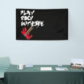 Spielen Sie Rock mit mir Banner (Messeveranstaltung)
