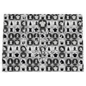 Spielen Sie Schach und machen Sie weiter Große Geschenktüte (Vorderseite)