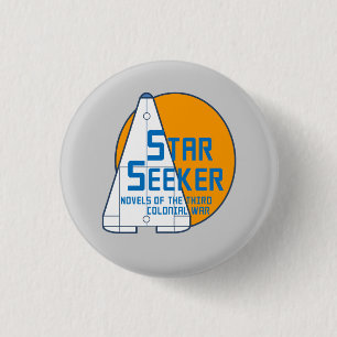 Spielen Sie Sucher-orange Logo-Knopf - starship Button