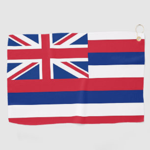 Spielen Sie Tuch mit Flagge von Hawaii, USA Golf