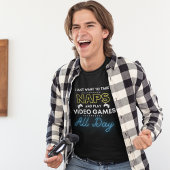 Spielen Sie Videospiele und Nickerchen den ganzen  T-Shirt