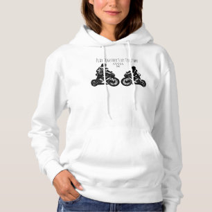 Spielen Sie zusammen...Personalisiertes Motorrad Hoodie