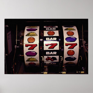 Spielen, Spielautomaten Poster