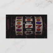 Spielen, Spielautomaten Visitenkarte (Rückseite)