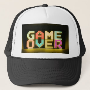 Spielen über Niedlichen einfache Pixel Art Pixel  Truckerkappe