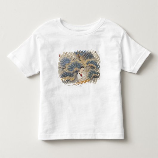 Spielen von Musik durch Lotus-Teich Kleinkind T-shirt (Vorderseite)