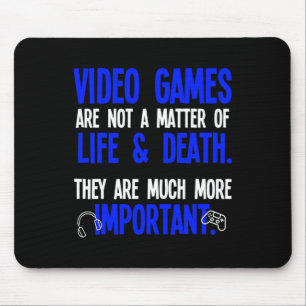 Spielen von Videospielen Lustiger PC-Konsole Gamer Mousepad
