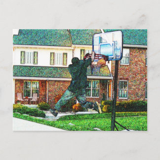 Spielen, wie du es übst postkarte