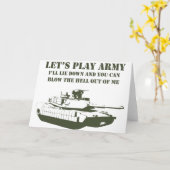 Spielen wir Armee Karte (Gelbe Blume)