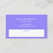 Spielen wir das Rainbow Playdate Parent Networking Telefonnummerkarte (Rückseite)