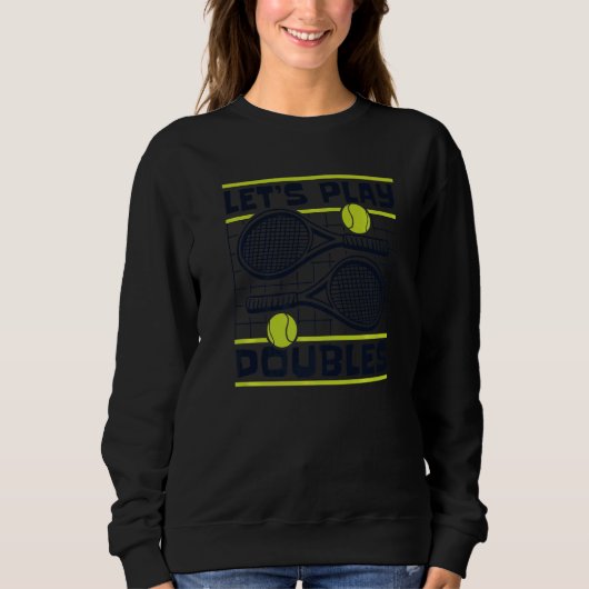 Spielen wir den Beruflichen Trainer des Doppelspie Sweatshirt (Vorderseite)