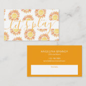 Spielen wir den Sunny Playdate Parent Networking C Telefonnummerkarte (Vorne/Hinten)